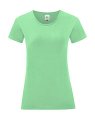 Dames T-shirt Iconic Fruit of the Loom 61-432-0 Neomint